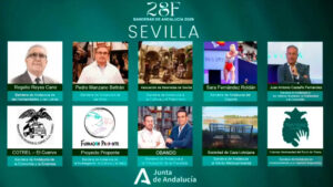 La Panadería obando recibe la Bandera de Andalucía a la Proyección de la Provincia
