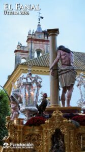 Juan Miguel Rivas firma el cartel de la tertulia El Fanal para la Semana Santa de 2026