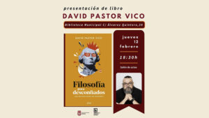 David Pastor Vico presenta este jueves en la Biblioteca de Utrera su libro “Filosofía para desconfiados”
