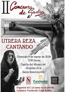 El concurso de saetas ‘Utrera Reza Cantando’ regresa el 8 de marzo con más de 2.000 euros en premios