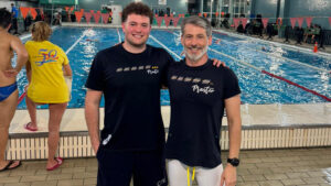 Un relevo de oro y récord de España para el Club Natación Utrera en el Campeonato de larga distancia Máster