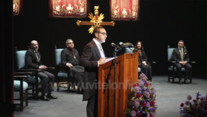 El pregón de la Semana Santa de Utrera 2026 emociona al público con las palabras de Jesús Doblado