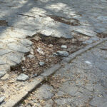 El PSOE de Utrera reclama un plan urgente para reparar baches y mejorar el estado del viario público