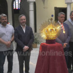 La Hermandad de Jesús Nazareno desvela la corona de la Virgen de las Angustias en el Ayuntamiento de Utrera