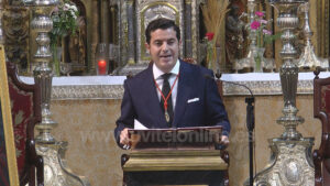 Santa María acogió la Exaltación de la Eucaristía de Miguel Ángel Falcón organizada por el Consejo de Hermandades de Utrera