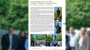 La revista anual de la Academia de las Artes, Ciencias y Letras de París dedica un artículo al monumento de Bambino de Utrera