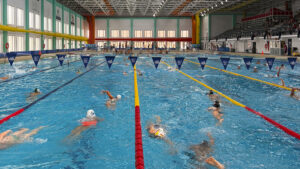 Edurne Ortiz, nadadora del Club Natación Utrera, se proclama triple campeona de Andalucía en Cádiz
