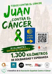 Juan Orozco: de Villamartín a Santiago pasando por Utrera, un reto solidario en la lucha contra el cáncer