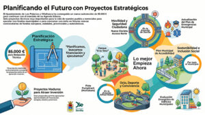Los Palacios y Villafranca logra financiación de la Diputación para impulsar seis proyectos estratégicos de futuro