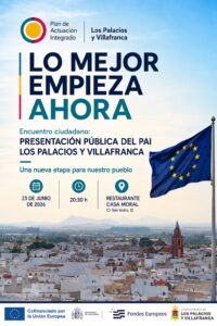 Los Palacios y Villafranca presenta su Plan de Actuación Integrado con una inversión histórica de 10,5 millones de euros