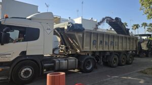 El plan de asfaltado progresa adecuadamente hasta completar un total de nueve vías terminadas en esta semana