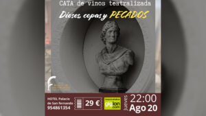 El Hotel Palacio de San Fernando acogerá este jueves la Cata de Vinos Teatralizada: Dioses, Copas y Pecados