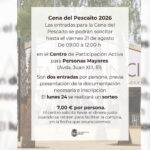 Abierto el plazo de inscripción para la Cena del Pescaíto 2026 en Utrera