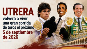 Entradas a la venta para la corrida de toros de la Feria de Utrera 2026 protagonizada por Sebastián Castella, David de Miranda y Curro Durán