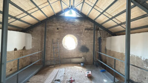 Finalizan las obras en la cubierta de la Capilla de San Francisco del Cementerio Municipal
