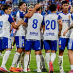 El futbolista utrerano Joaquín Delgado debuta con gol en el Real Zaragoza