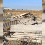 El PSOE de Utrera denuncia un vertido de fibrocemento junto al arroyo Calzas Anchas y reclama su retirada