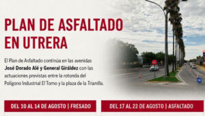 El Plan de Asfaltado continúa en las avenidas José Dorado Alé y General Giráldez
