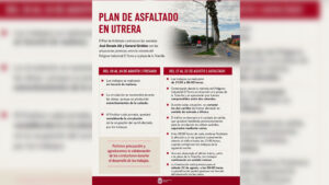 El Plan de Asfaltado continúa en las avenidas José Dorado Alé y General Giráldez