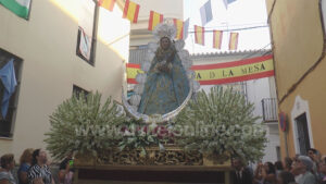 La Virgen de la Mesa vuelve a recorrer las calles de Utrera un 15 de agosto más