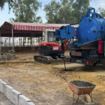 Obras e Infraestructuras ejecutan mejoras de saneamiento, drenaje y pavimentación en el recinto ferial