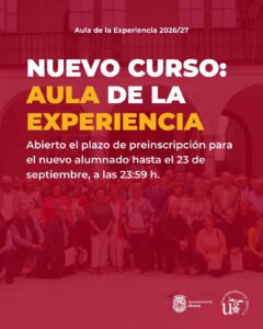 El Aula de la Experiencia de Utrera abre las preinscripciones para el curso 2026-27