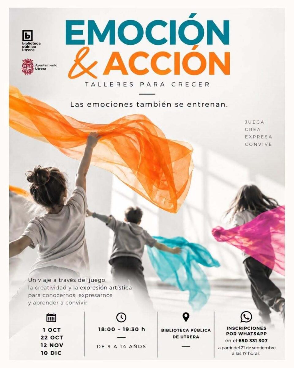 Emoción & Acción llega este otoño a la biblioteca para enseñar a niños y jóvenes a gestionar sus emociones