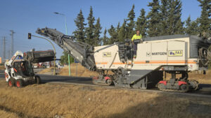 El firme de la A-394 ya ha comenzado sus trabajos de mejora a su paso por Utrera