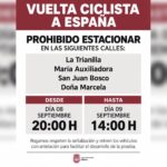 El Ayuntamiento de Utrera avisa de restricciones de estacionamiento por el paso de la Vuelta Ciclista a España
