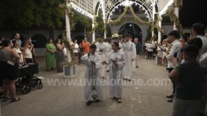 La Virgen de Consolación realiza su Procesión Triunfal de Gloria rodeada de peregrinos