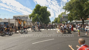 La Vuelta Ciclista a España atravesó Utrera en su recorrido por el casco urbano