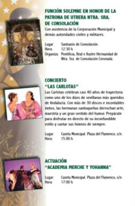 Utrera pone el broche final a su Feria con una jornada de martes cargada de actividades y fuegos artificiales