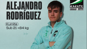 El utrerano Alejandro Rodríguez se proclama campeón de Andalucía de kárate sub-21