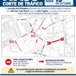 Utrera corta este jueves el tráfico en un tramo de la avenida del Matadero por las obras de La Vereda