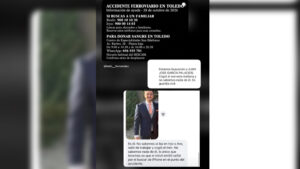 Un joven de El Palmar de Troya figura entre los desaparecidos del accidente ferroviario de Toledo