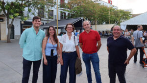 Luis Zueco y la Asociación Musical Álvarez Quintero inauguraron la III Semana del Libro en Utrera