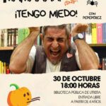 Pepepérez llega esta tarde a la Biblioteca de Utrera con "¡Mamaaaaá! ¡Snif! ¡Tengo miedo!"