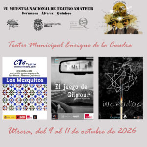 La VI Muestra Nacional de Teatro Amateur reúne en Utrera tres obras de compañías de toda España